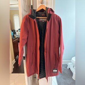 Eddie Bauer Women's Rust Raincoat